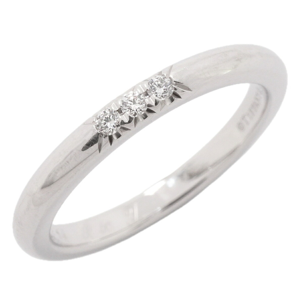 Tiffany & Co. Forever Ring, 3PD (Pt950) Platinum Diamond Size 5, Women's